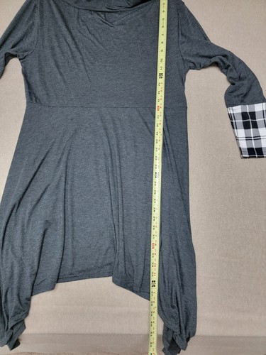 NWT~ROSE GAL Off The Shoulder or Cowl Dress Women's Plus Size 1X Long Sleeve NEW - Picture 7 of 8