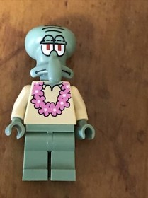 SPONGEBOB #02B Lego Mr Krabs Closed Mouth Grin NEW 3825 Genuine Lego