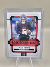 2022 Contenders Drake London Rookie Of The Year Green Parallel Falcons