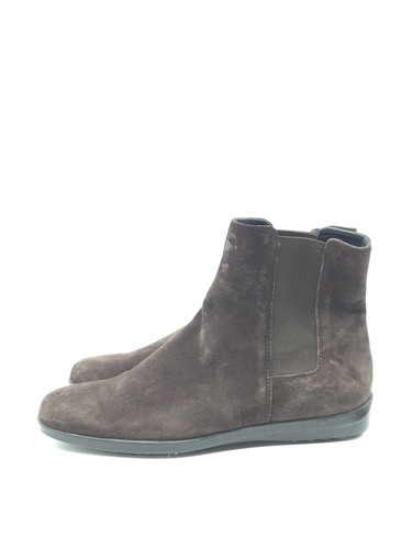 TOD´S Botas Chelsea De Cuero Marrón Para Mujer T.37 1/2 US.7,5 UK.4,5 - Imagen 2 de 5