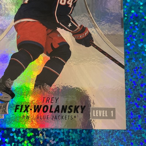 2022-23 UD Trilogy TREY FIX-WOLANSKY RC #d /999 Columbus Blue Jackets Rookie - Picture 4 of 7