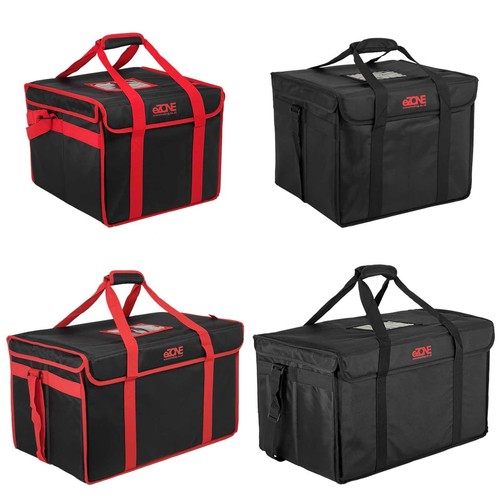 Strapazierfähige Lebensmittelliefertasche Einbaueinsatz Isoliert Zum Mitnehmen Pizza Kebab Indisch - Bild 1 von 19