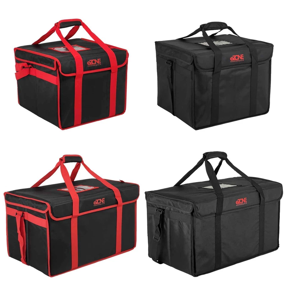 EZONE Strapazierfähige Lebensmittelliefertasche Einbaueinsatz Isoliert Zum Mitnehmen Pizza Kebab Indisch
