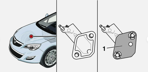 Vauxhall Astra Insignia Mokka 1.6 Diesel Timing Chain Tensioner Gasket 55515025 - Picture 4 of 5