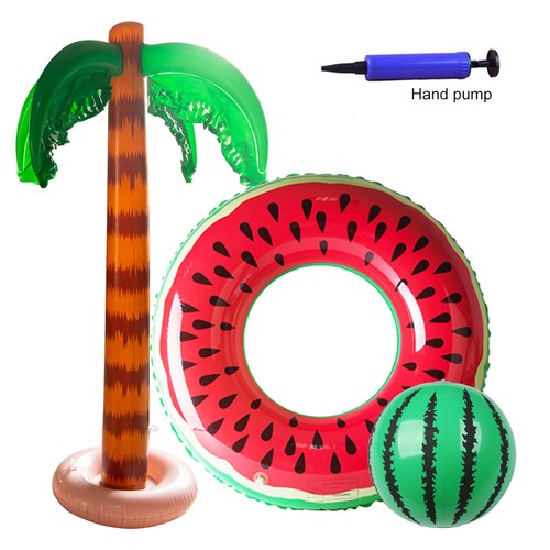 Swimming Ring Toys Set Inflatable Pool Game Floating Beach Hawaiian Party Decors - Picture 14 of 32