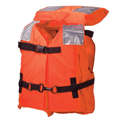 Kent Life Vest USCG Type I Child Boat Life Jacket SOLAS Approved Survival Orange