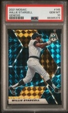 2021 Panini Mosaic #145 Willie Stargell Genesis GEM-MT PSA 10 Pop 1