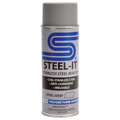 	Steel-It Polyurethane 14oz Spray Can 3 Pack 14 Ounce Pack of 3 Steel Gray	