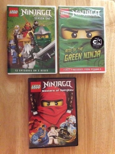 Ninjago Masters of Spinjitzu - MOVIE, and Season 1 & first 7 episode of Season 2