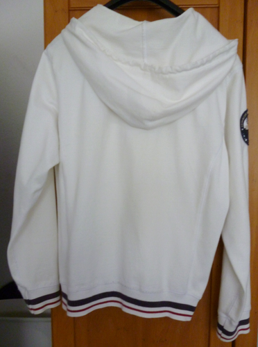 Schöne NAPAPIJRI Sweat-Jacke mit Kapuze und Aufdruck, Größe L - Bild 2 von 11