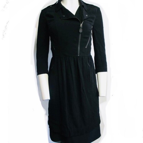 Authentic BURBERRY BRIT Zipper Detail Sheath Dress
