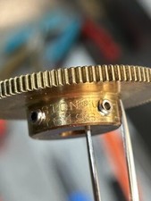 QTY 1 BOSTON GEAR BRASS SPUR GEAR 64 PITCH 96 TEETH 1/4” BORE 1/8” WIDE FACE