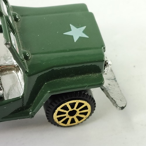 Diecast #S8634 U.S. Army Jeep 1:64 Scale Military Cake Topper Man Cave Truck - Picture 20 of 22