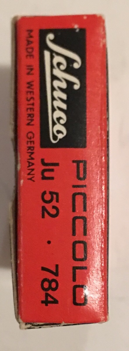 NIB Vintage Schuco company Piccolo Ju 52 784 Piccolo German