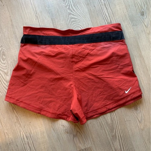 Nike Women’s Naomi Osaka Tennis Utility Shorts sz medium Red cinnabar DH5197-671 - Picture 2 of 7