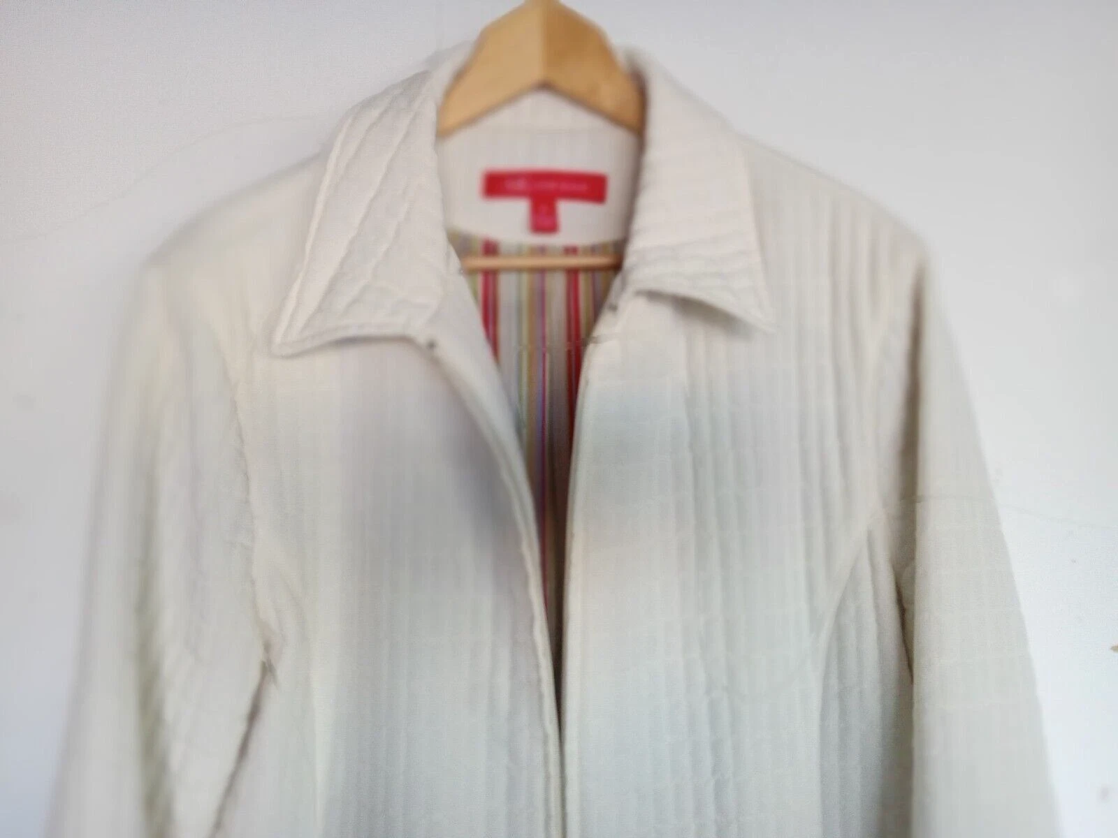 OFF WHITE Giacca trapuntata bianca taglia XL Anne Klein taglia XL. Ottime condizioni