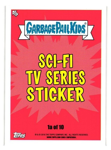 2016 GARBAGE PAIL KINDER SERIE 2 PRIME SCHLIME TRASH TV PICK-YOUR-CARD *BRUSED* - Bild 259 von 293