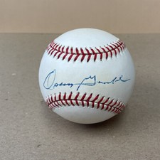 Oscar Gamble Signed OAL Budig Baseball Yankees Auto with B&E Hologram