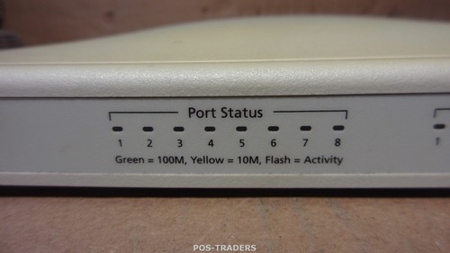 3Com 3C16791 OfficeConnect Dual Speed Switch 8 Plus 8-Port 10/100 LAN - INCL PSU - Afbeelding 2 van 5