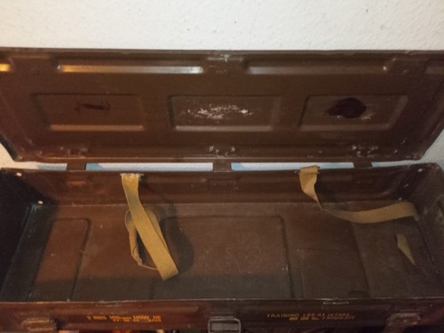 Army Amunition Box, Military Box Ammo Carrier Metal Large 85cm - Picture 9 of 12