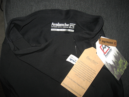 NEW AVALANCHE BELAIRE HYBRID SLIM PANT SZ XS BLACK TIGHTS POCKETS STRETCH NWT$68 - Picture 10 of 11