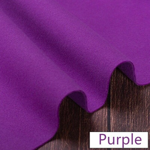 Faux Woollen Fabric Wool Cloth Thick Cashmere Solid DIY Material Winter Costume - Picture 4 of 24