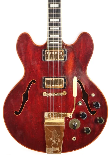 Vintage 1971 Gibson ES-355TD Stereo Electric Guitar w/ Case Lyre Vibrola Mono