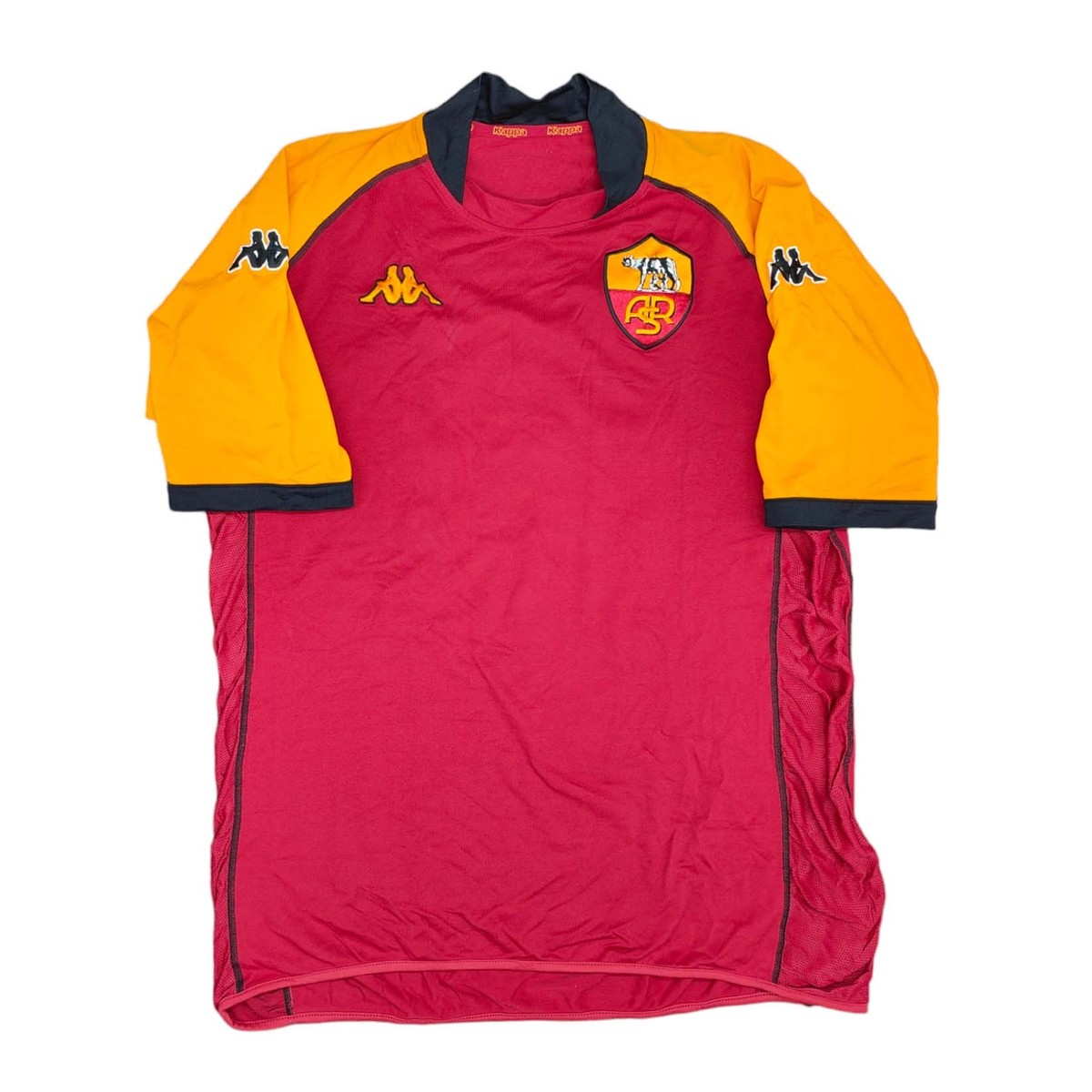 Maillot Domicile AS Roma 2002-2003 - Kappa, Taille M, Numéro 10 Totti, Occasion