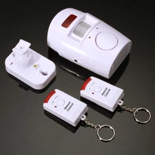 Motion Sensor Detector Alarm Wireless IR Infrared Remote Theft Security System