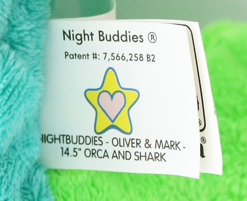 Fiesta Toys Night Buddies Ally the Turtle Stuffed Plush Toy Animal Ages 3 & UP - Picture 6 of 8