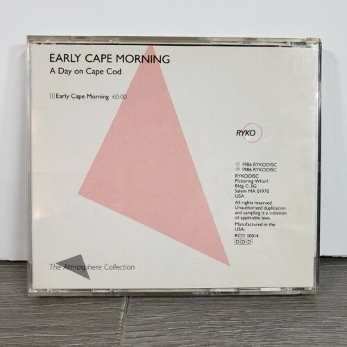 A DAY ON CAPE COD EARLY CAPE MORNING 1986 RYKO CD USA RCD30014 60 MINUTES - Imagen 2 de 4