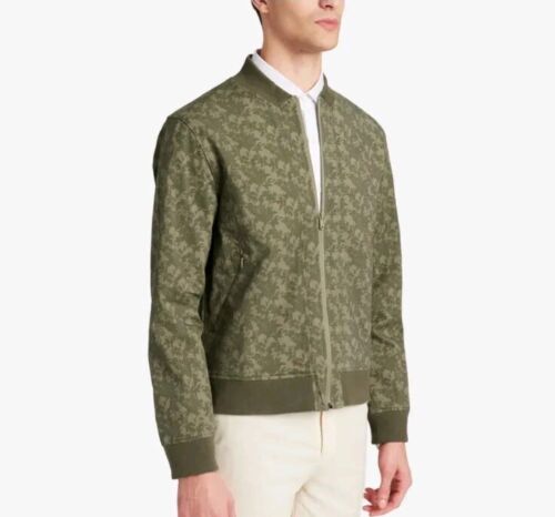 Kenneth Cole Green Bomber Jacket Size M