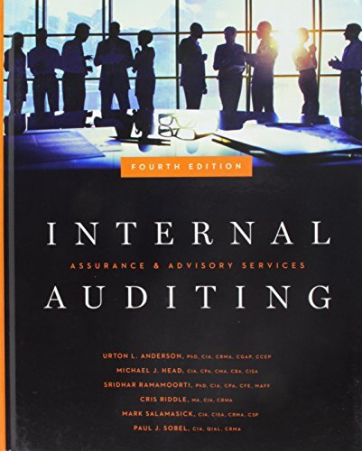 Internal Auditing by Urton Anderson - Picture 1 of 1