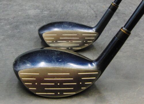 Set of 2 Maruman Verity RV2 5+7 Woods Regular Graphite Shafts Golf Pride Grips - Picture 2 of 6