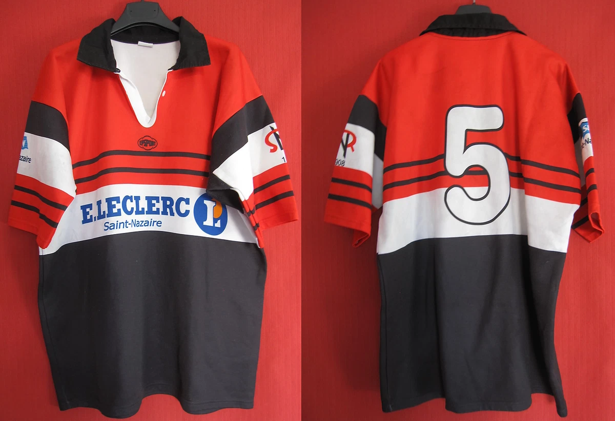 Maillot rugby R.C L'ISLE ADAM porté n°20 vintage shirt Chouette XL