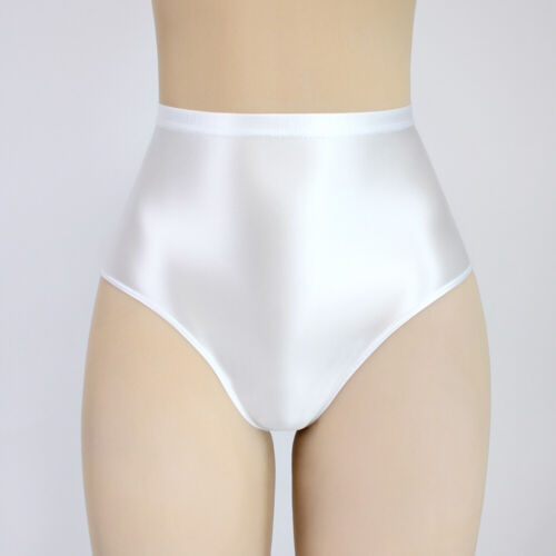 Women Glossy Satin Panties Briefs Knickers Gym Yoga Shorts Underwear Swim Trunks - Picture 19 of 40