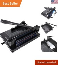 Durable 12-Inch Steel Paper Trimmer with High Capacity - Ideal for Offices