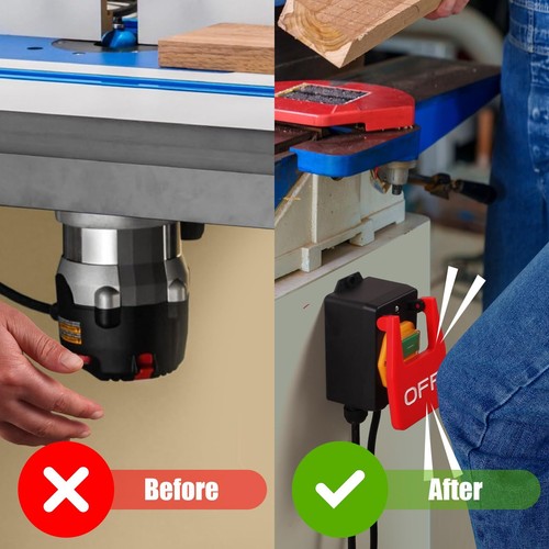Paddle Switch for Table Saw, 110V to 120V Single Phase On/Off Switch With Cord - Picture 7 of 7