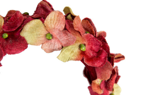 Burgundy Max Alexander vintage flower racing fascinator headband Made Australia - Picture 3 of 5