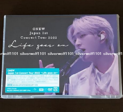 New SHINee ONEW Japan 1st Concert Tour 2022 Life goes on DVD+Photo book Japan