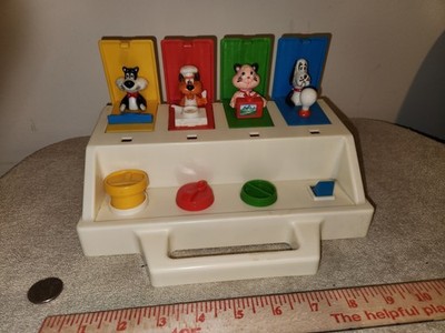 Enco Pop Up Activity Toy Preschool Activity Vintage Busy Board Poppin Pals Play
