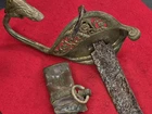 EXCAVATED M1850 OFFICERS SWORD RECOVERED FROM GRAND ECORE IN LOUISIANA