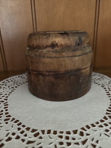 Butter Mold- Antique Butter Mold Shell Only No Stamp Or Handle. Primitive - Picture 2 of 9