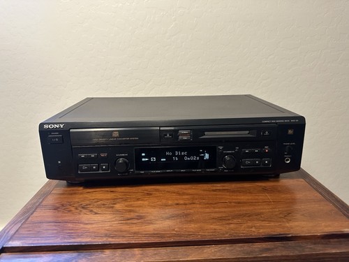 Sony Compact Disc Minidisc Deck MXD-D3 TESTED Works Great! - Picture 2 of 8