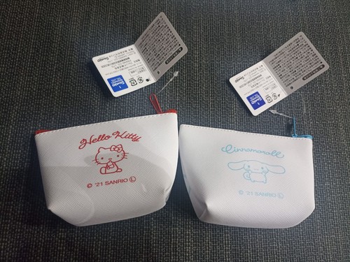 SANRIO Mini Pouch Astuccio Hello Kitty E Cinnamoroll - Imagen 2 de 2