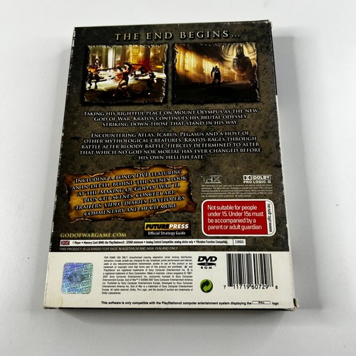 God of War II Special Edition - PlayStation 2 (PS2, 2007 PAL) Complete W/ Manual - Bild 2 von 10