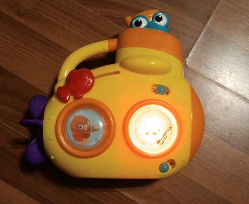 BABY EINSTEIN DISCOVERY SUBMARINE Lighted Toy Music -3 Languages -Pops Up- Rolls - Picture 6 of 6