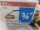 Everbilt 3/4 in. Lead Free Brass Threaded FPT x FPT Ball Valve