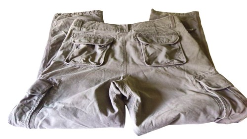 L.L. Bean Natural Fit Cargohose Herren Größe 36 W/32 L 100% Baumwolle gefüttert - Bild 2 von 12