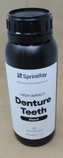 SprintRay High Impact Denture Teeth Bleach SRI-0202065 500 gr Exp: OCT 2024